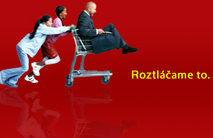 Roztláčame to.